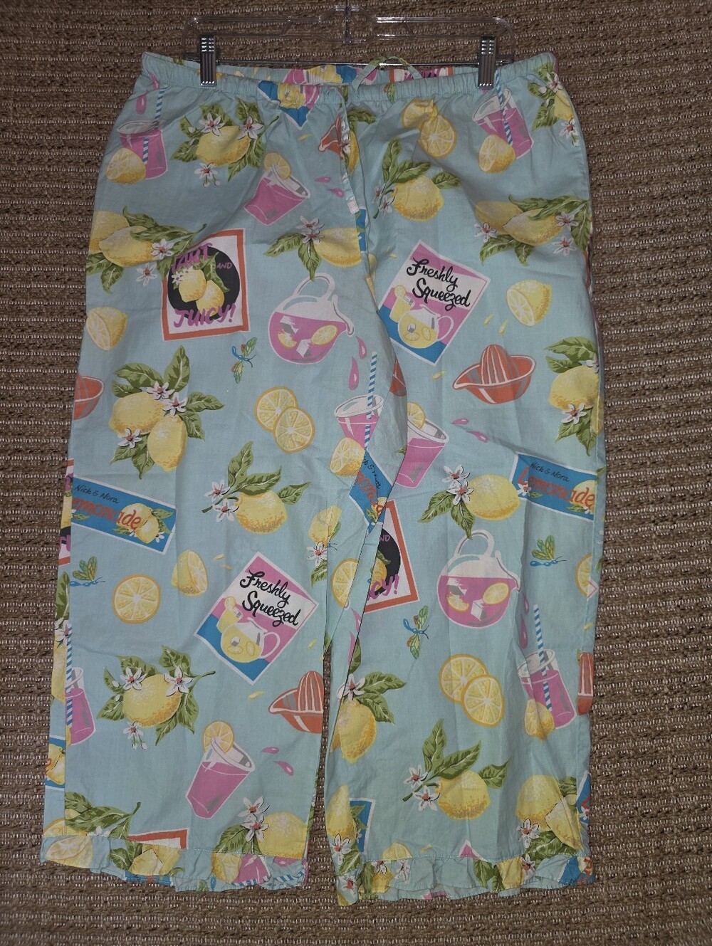 Nick & Nora - Lemonade Pajama Bottoms Size Large - Picture 4 of 5